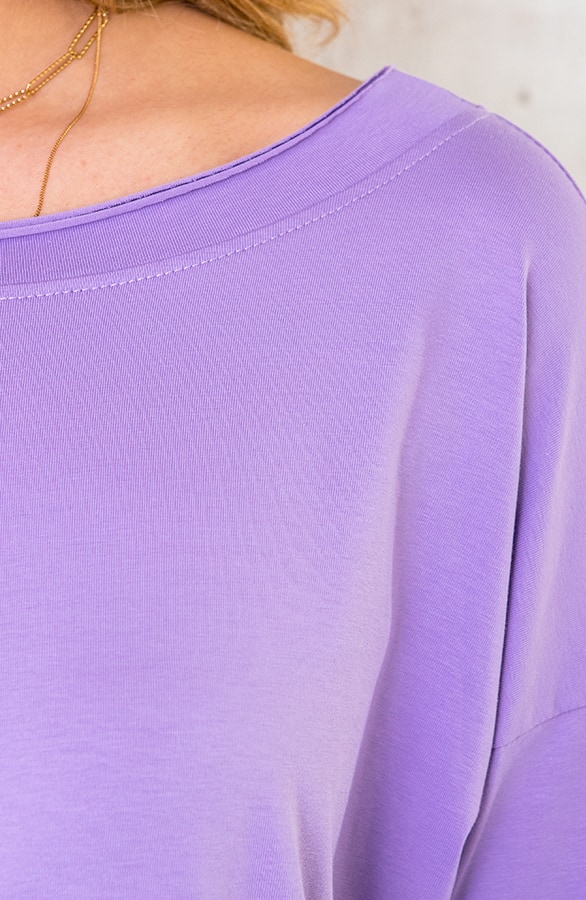 Oversized Comfy Tuniek Lila – shoparchief, foto 4