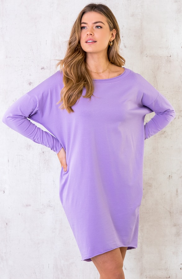 Oversized Comfy Tuniek Lila – shoparchief, foto 5
