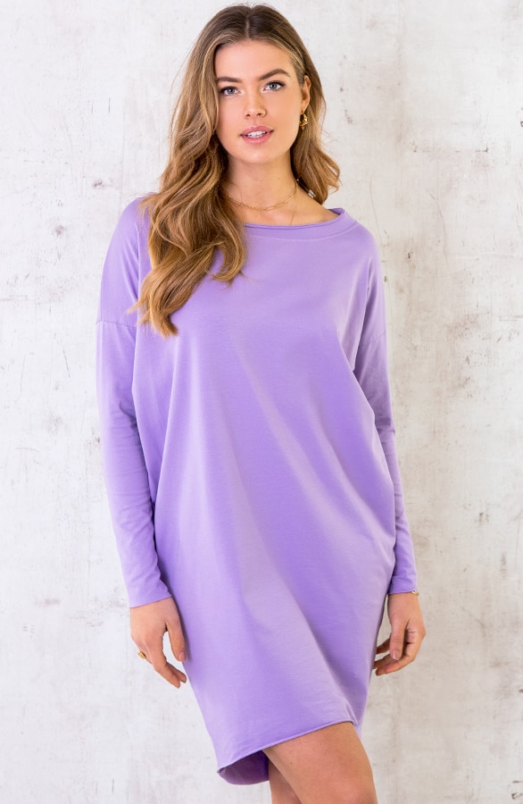 Oversized Comfy Tuniek Lila – shoparchief