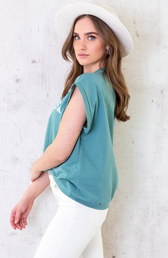 Oversized USA Top Oase – shoparchief, foto 3