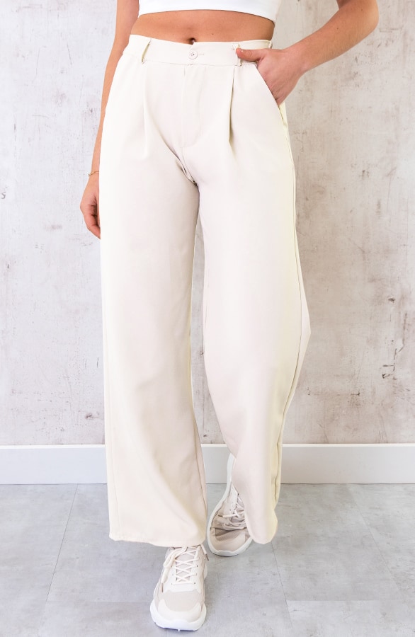 Palazzo Pants Light Beige – shoparchief