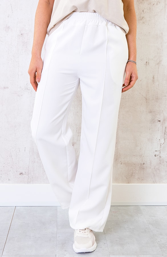 Pantalon Met Elastiek Offwhite – shoparchief