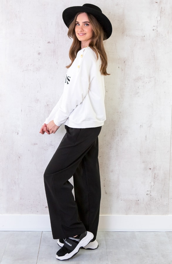 Pantalon Met Elastiek Zwart – shoparchief, foto 5