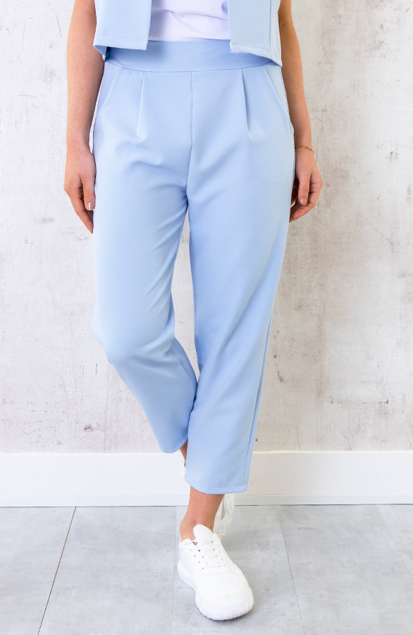 Pantalon Parisienne 7/8 Babyblauw – shoparchief