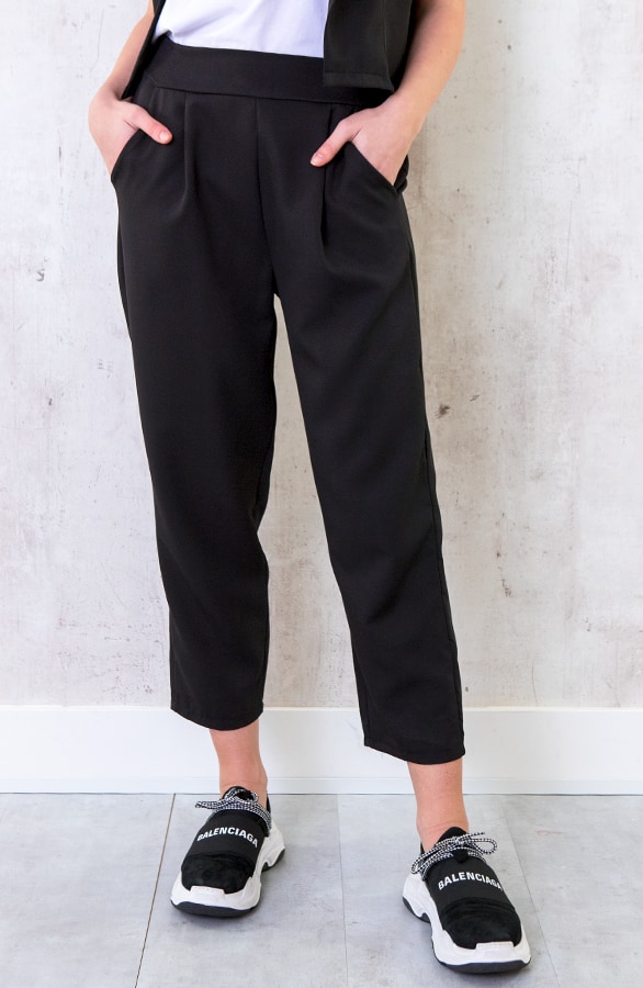 Pantalon Parisienne 7/8 Zwart – shoparchief