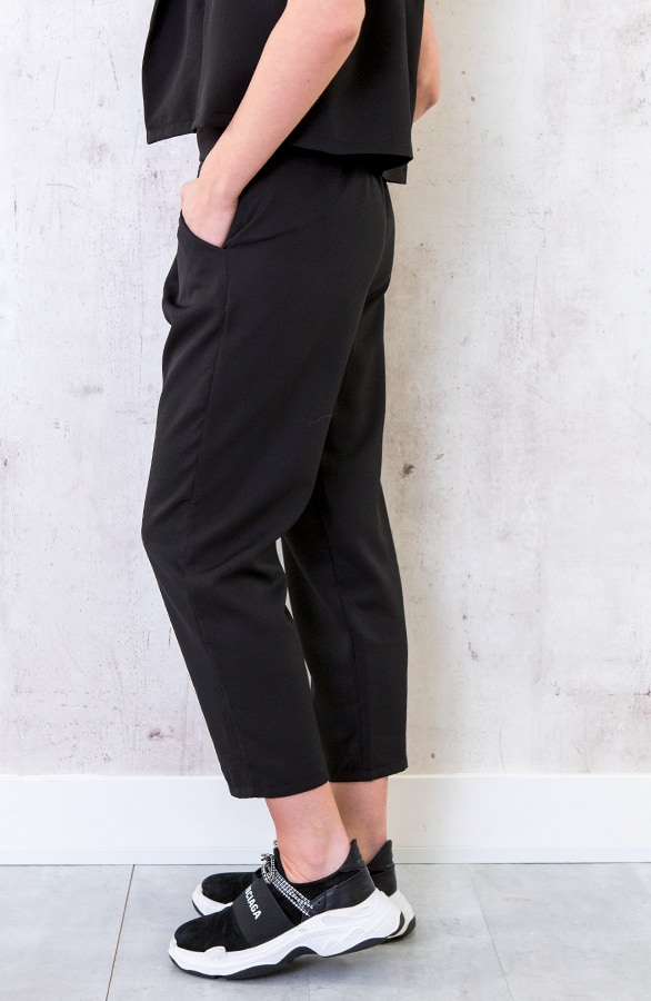 Pantalon Parisienne 7/8 Zwart – shoparchief, foto 3