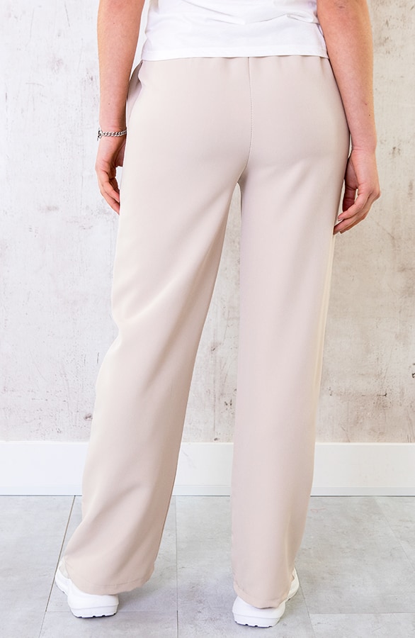 Pantalon Met Elastiek Beige – shoparchief, foto 4