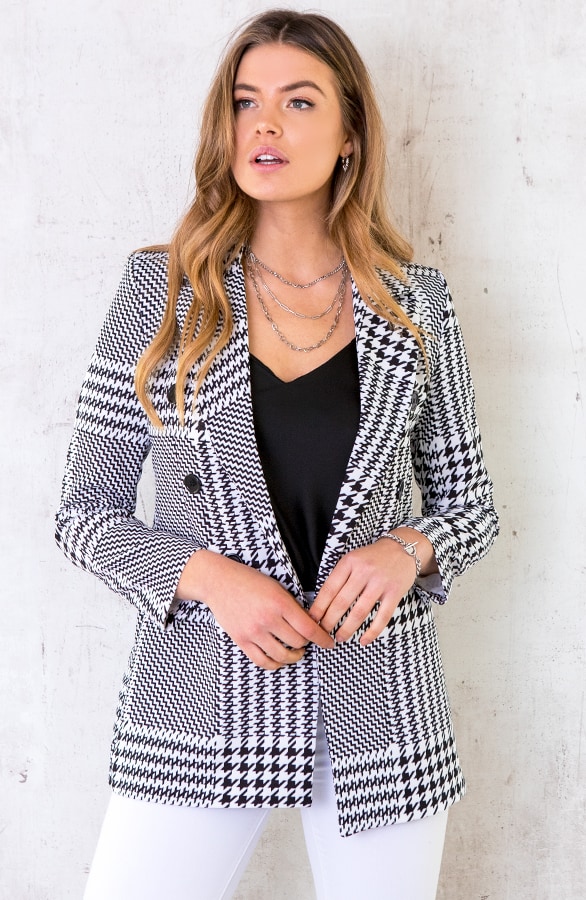 Pied De Poule Blazer Deluxe – shoparchief