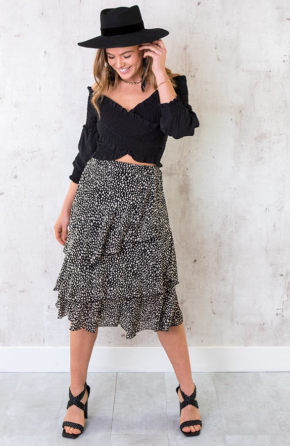Midi Lagen Rok Cheetah – shoparchief, foto 2
