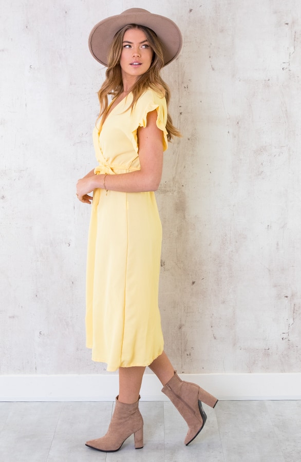 St. Tropez Kleid Midi Gelb, Shoparchiv, Foto 2