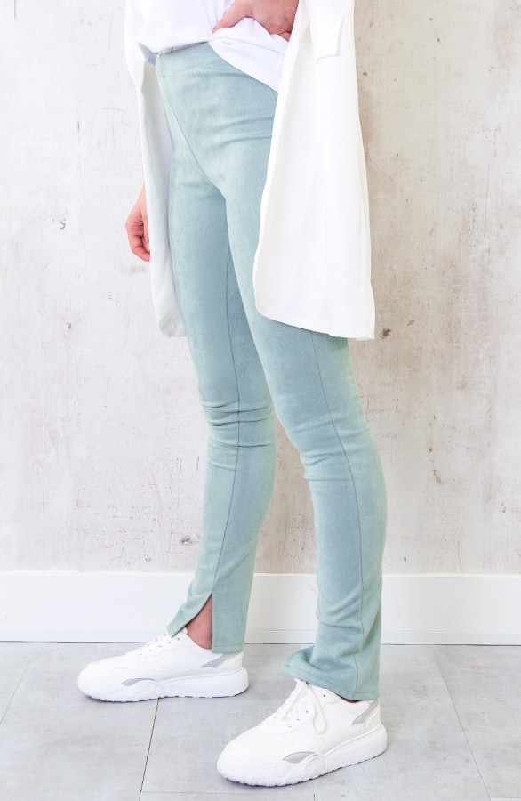 Leren Croco Sneakers Wit – shoparchief, foto 3