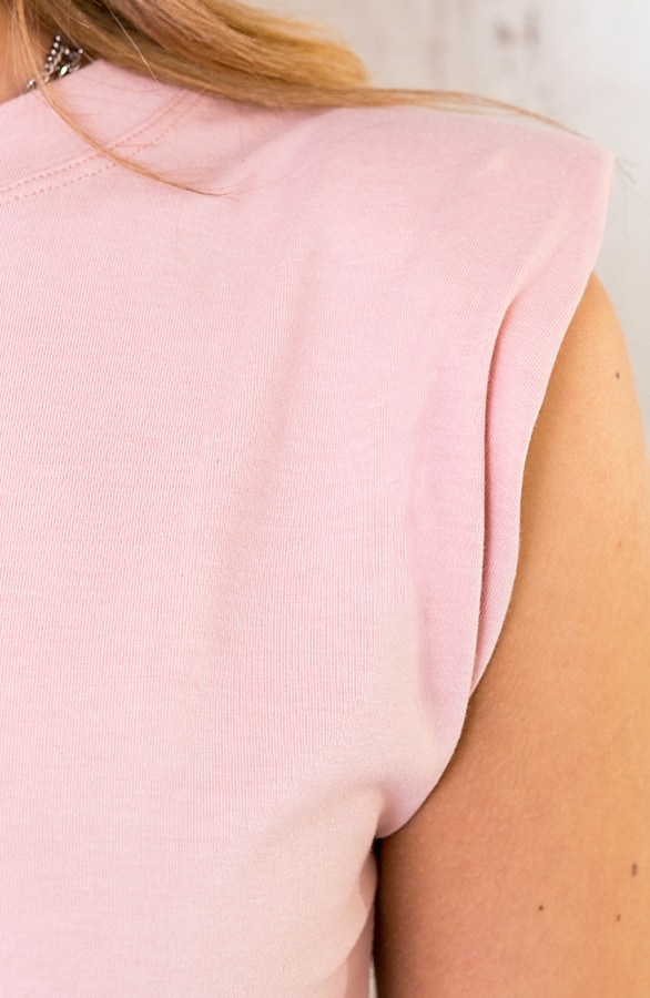 Top Met Schoudervulling Roze – shoparchief, foto 4