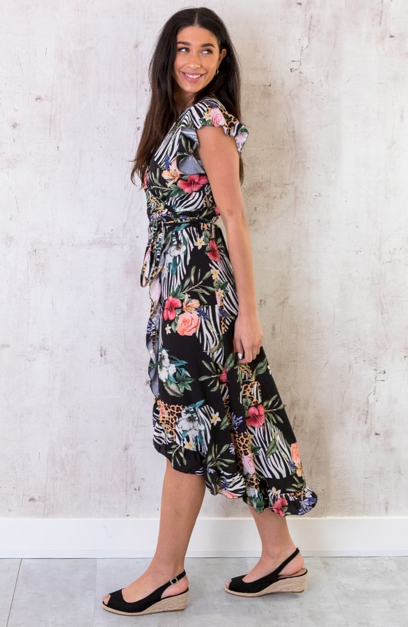 Peeptoe Sleehakken Zwart – shoparchief, foto 3