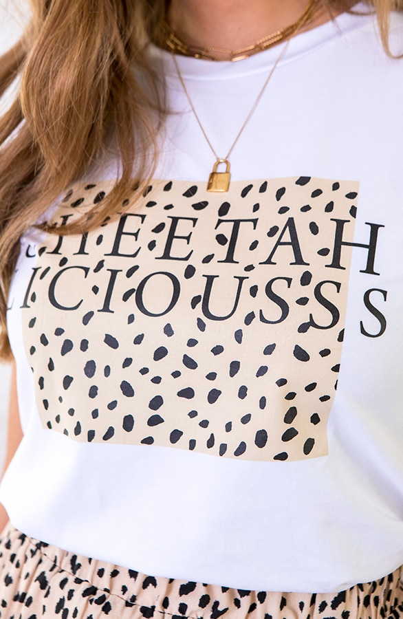 Cheetah Liciousss Top Beige – shoparchief, foto 5
