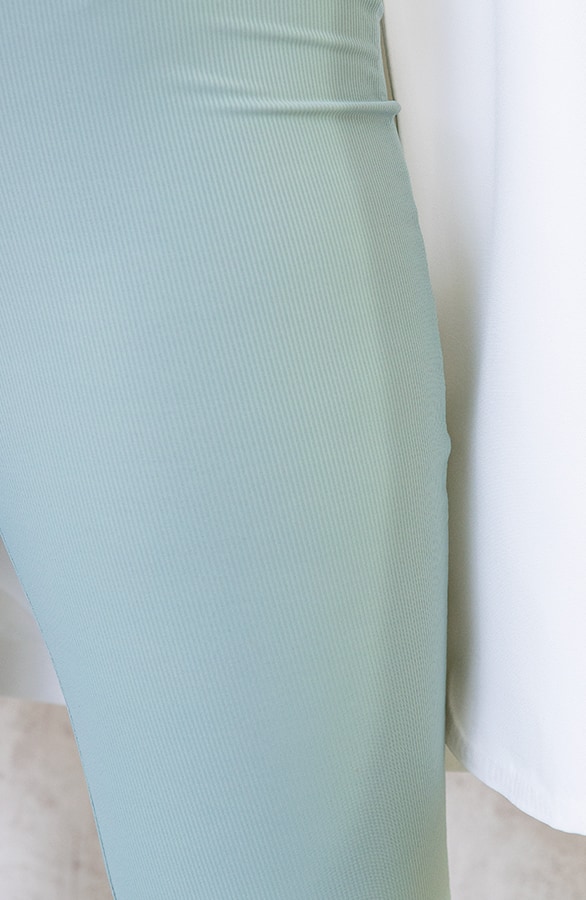 Flared Broek Extremely Stretch Mint – shoparchief, foto 6