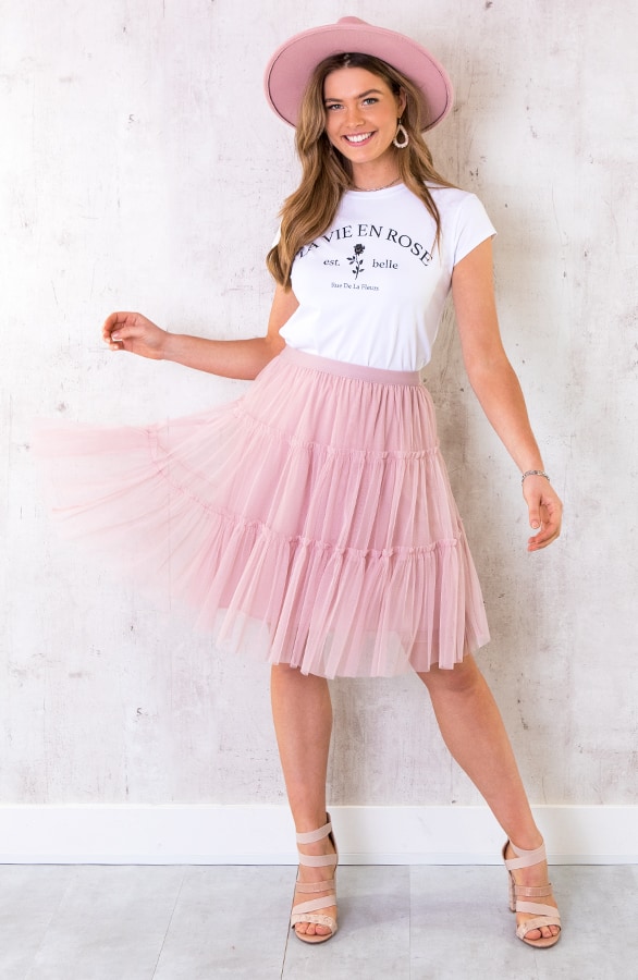 La Vie En Rose Top Wit – shoparchief, foto 2