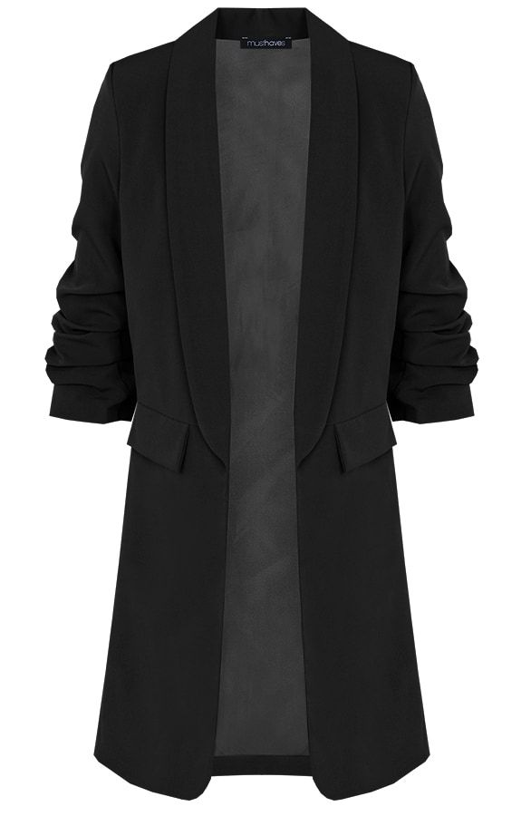 Long Blazer Limited Zwart – shoparchief, foto 9