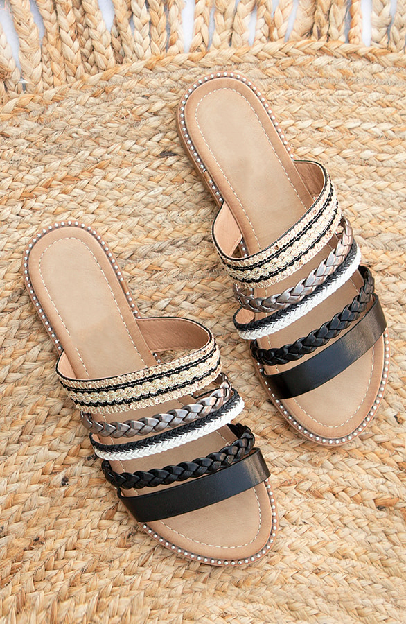Luxury Slippers Schwarz, Shoparchiv
