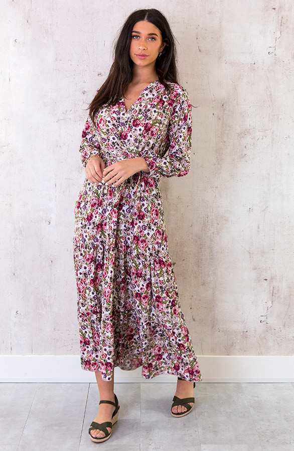 Maxi Bloemenprint Jurk – shoparchief