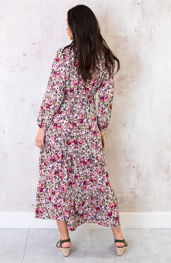 Maxi Bloemenprint Jurk – shoparchief, foto 4