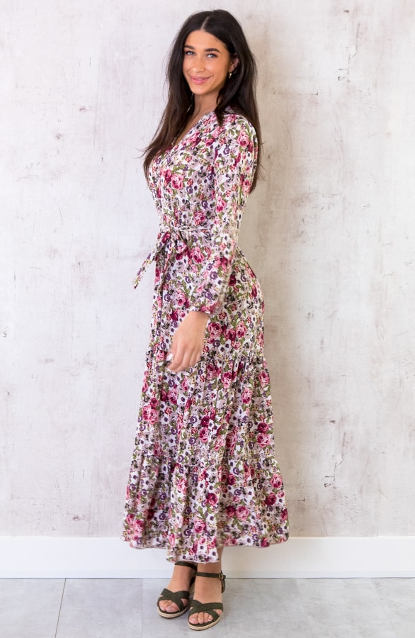 Maxi Bloemenprint Jurk – shoparchief, foto 2