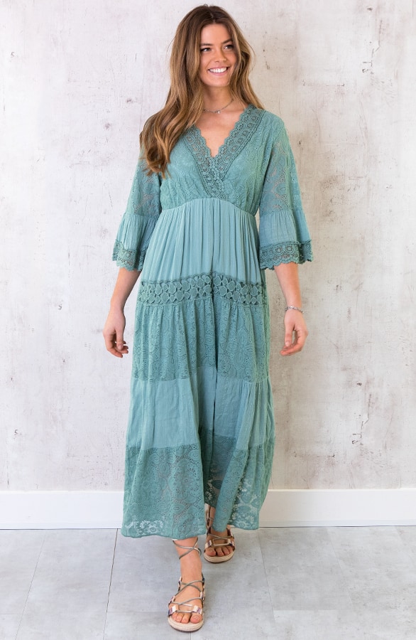 Maxi Kanten Jurk Oase – shoparchief