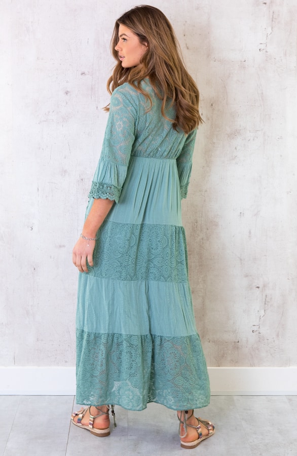 Maxi Kanten Jurk Oase – shoparchief, foto 4