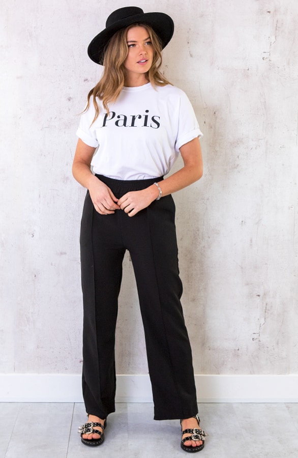 Paris Top Oversized Wit – shoparchief, foto 3