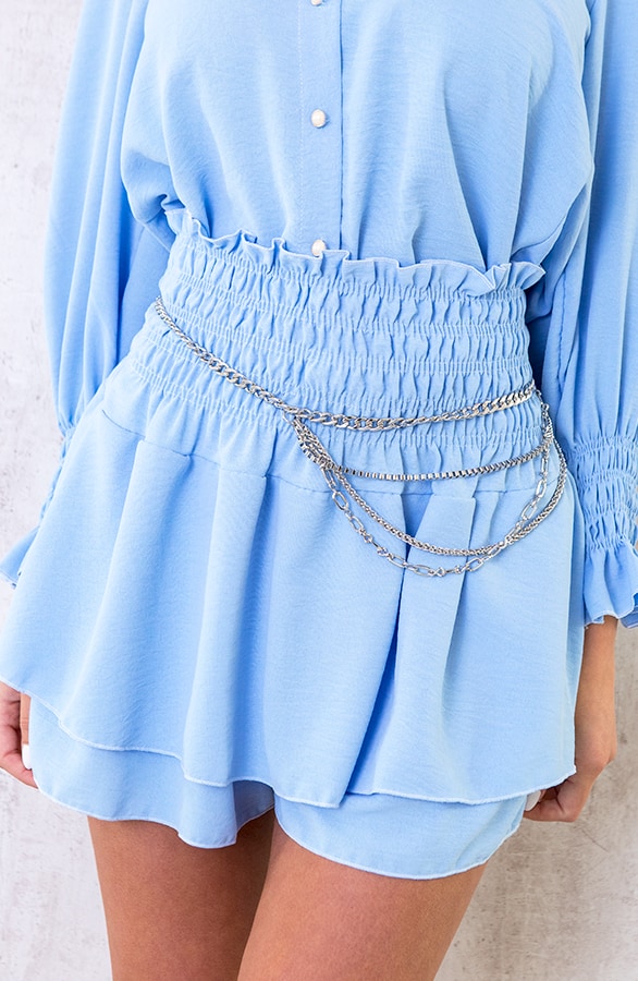 Skort Dames Babyblauw – shoparchief