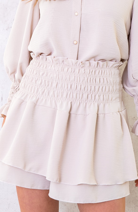 Skort Dames Beige – shoparchief