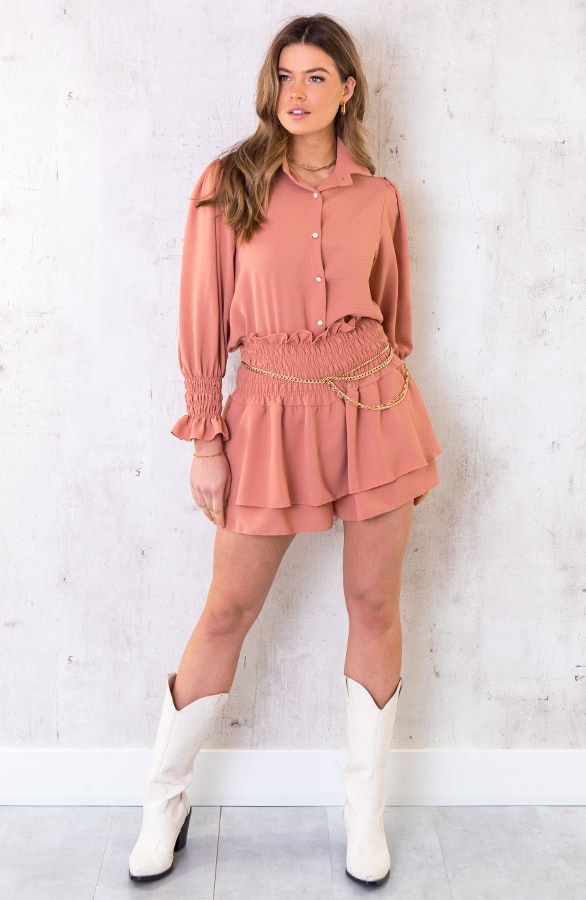 Skort Dames Dust Koraal – shoparchief, foto 6