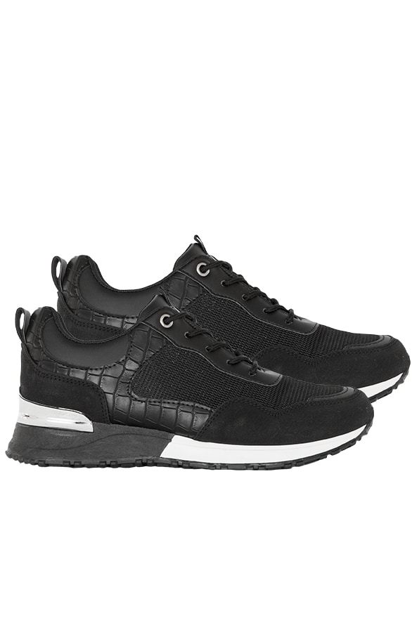 Sneakers Croco Favorite Schwarz, Shoparchiv, Foto 3