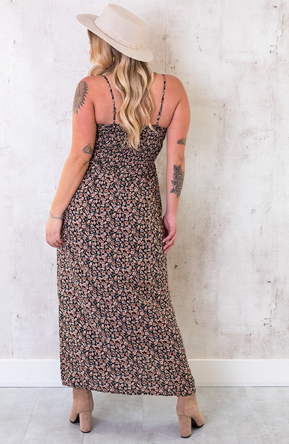 Spaghetti Maxi Jurk Bloemen – shoparchief, foto 14
