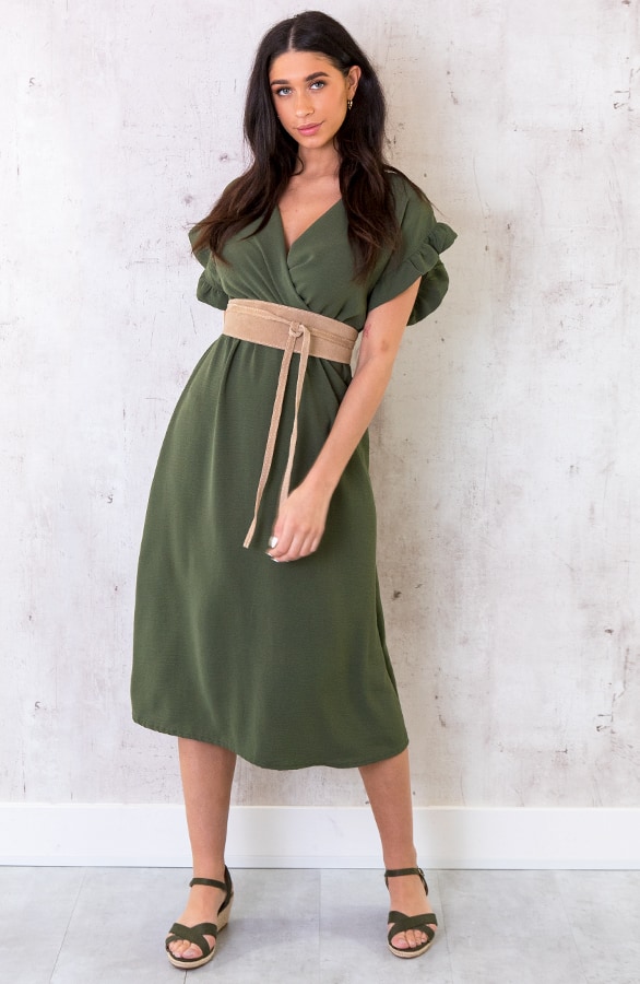 St. Tropez Kleid Midi Army, Shoparchiv
