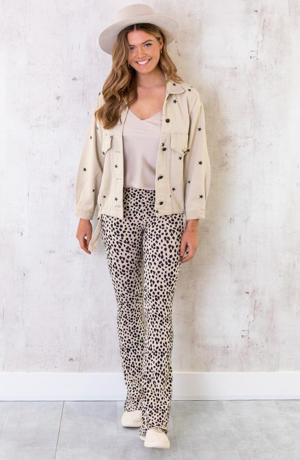 Sterren Spijkerjas Creme – shoparchief, foto 2