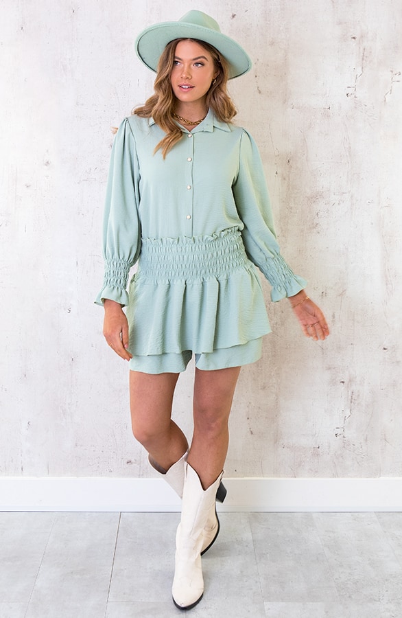 Skort Dames Mint – shoparchief, foto 5