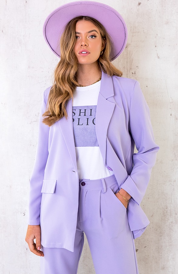 Ultra Oversized Blazer Lila – shoparchief, foto 2