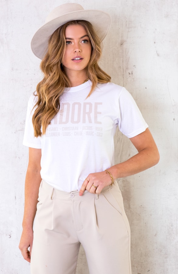 J'adore Favorite Top Loose Fit Beige Loekay – shoparchief, foto 2