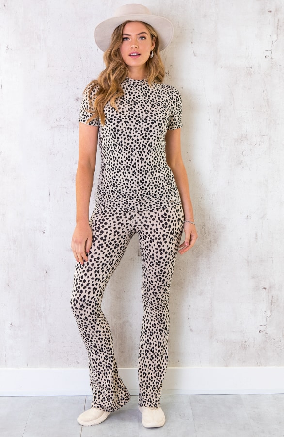 Jersey Top Panterprint Creme – shoparchief, foto 5