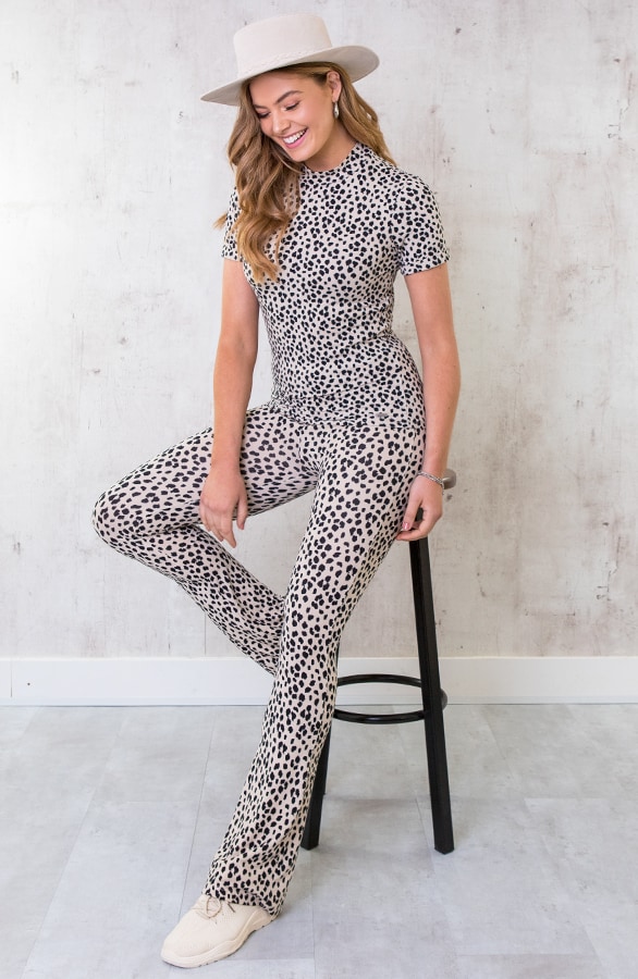 Jersey Top Panterprint Creme – shoparchief, foto 8