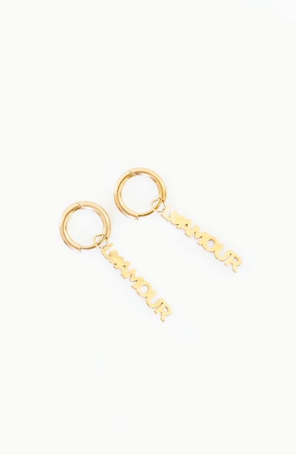 L'Amour Oorbellen Goud – shoparchief