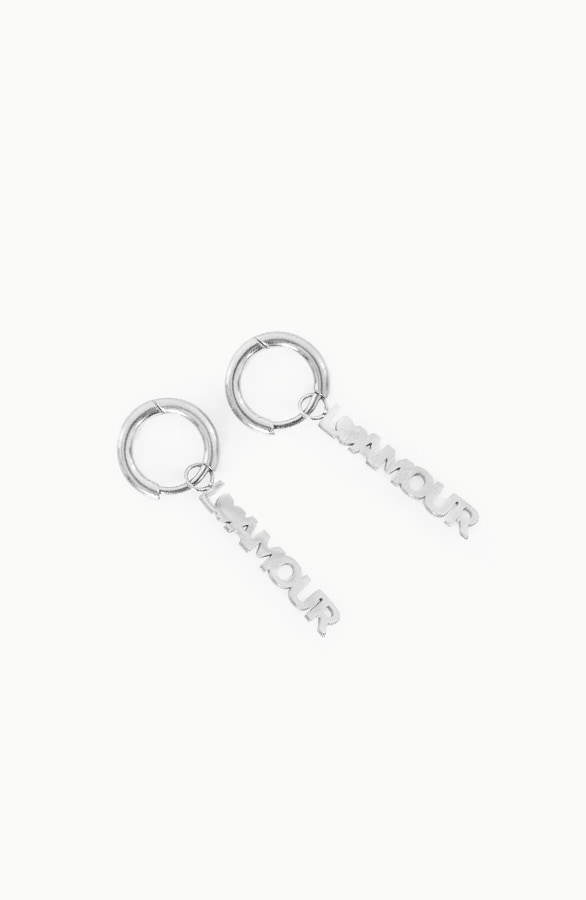 L'Amour Oorbellen Zilver – shoparchief