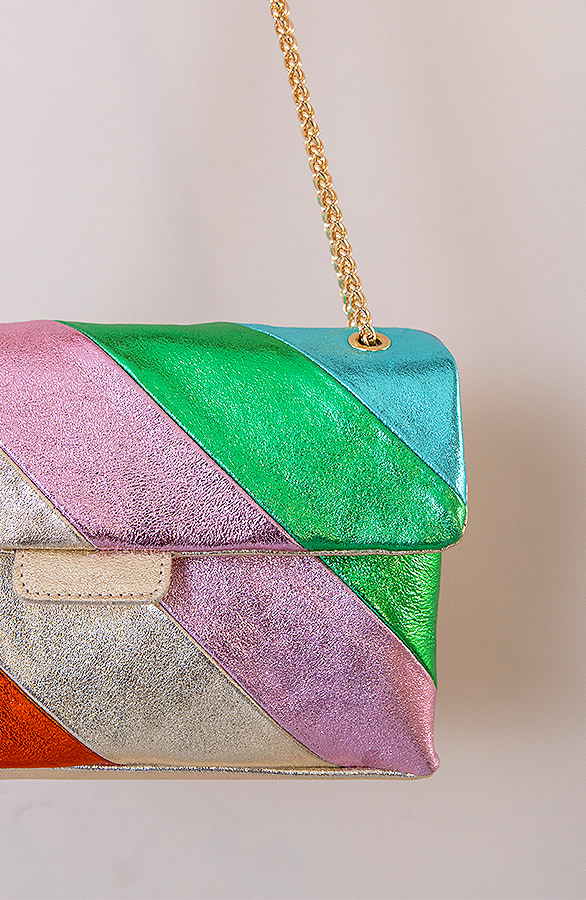 Leather Rainbow Chain Bag – shoparchief, foto 5