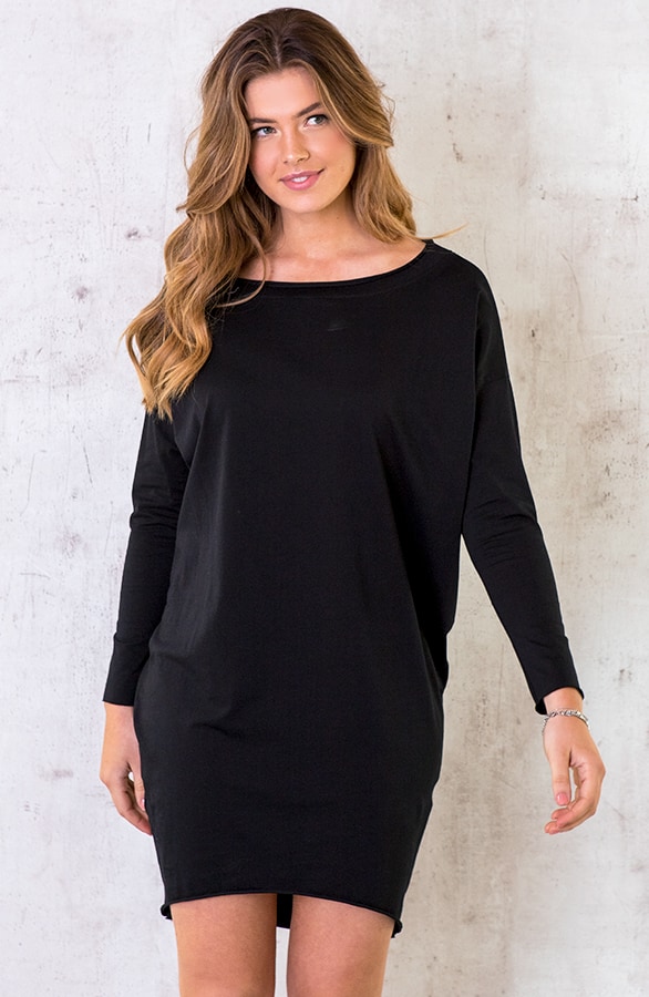 Oversized Comfy Tuniek Zwart – shoparchief, foto 6
