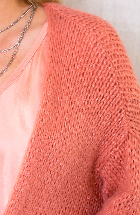 Oversized Knitted Vest Dust – shoparchief, foto 3