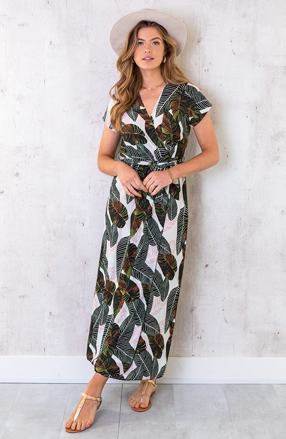 Palm Midikleid Multicolor, Shoparchiv