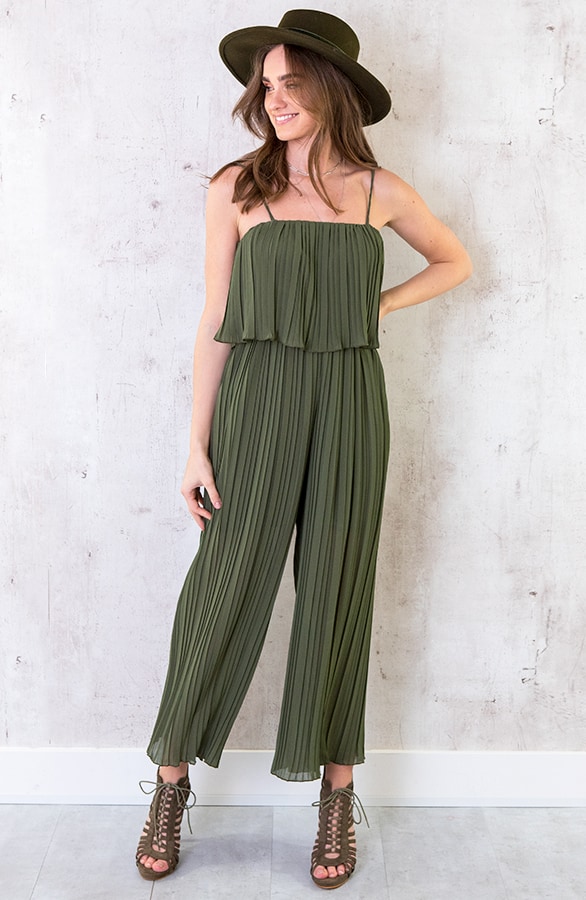 Plisse Jumpsuit Army – shoparchief