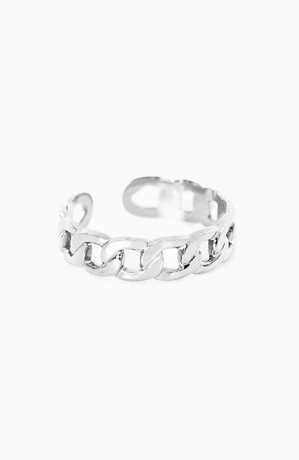 Schakel Ring Zilver – shoparchief