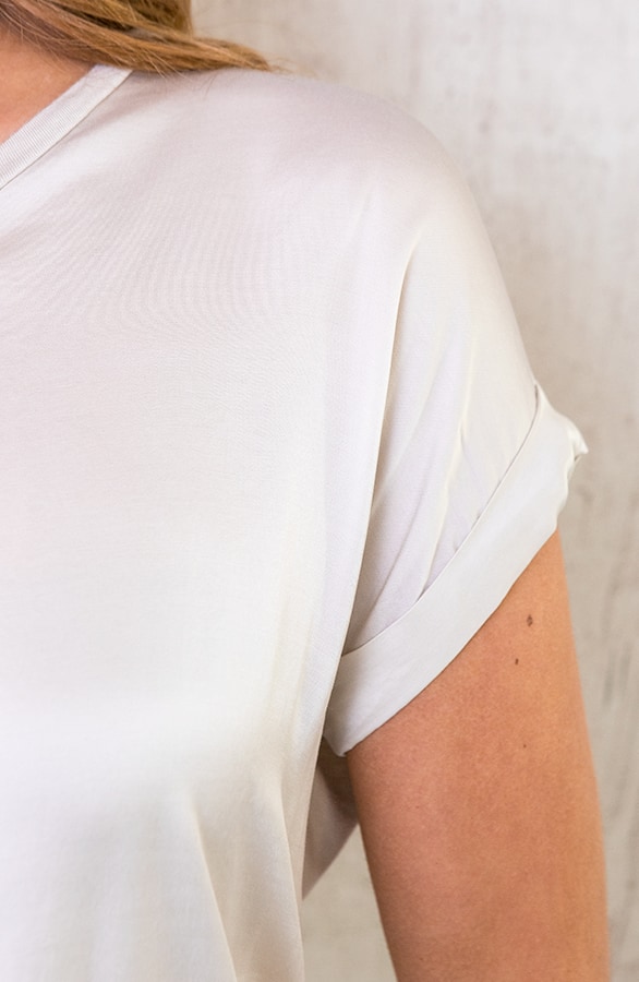 Silk Touch Top Beige – shoparchief, foto 4