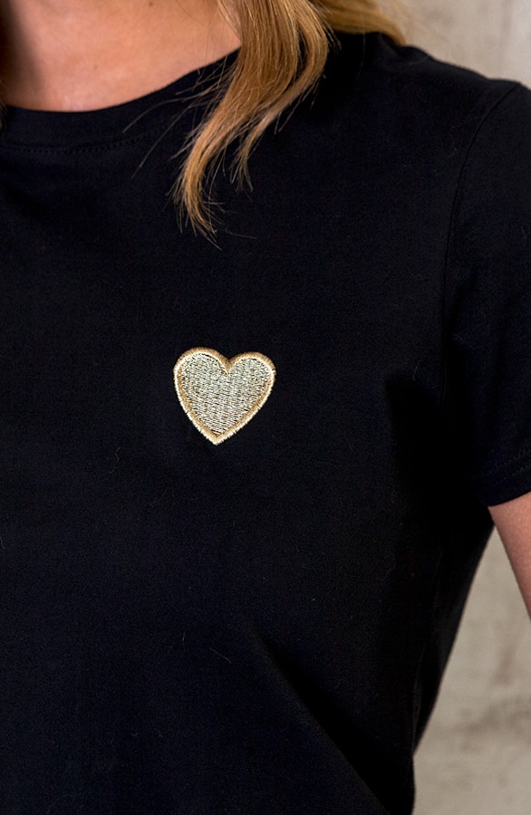Top Met Hartje Zwart Goud – shoparchief, foto 5